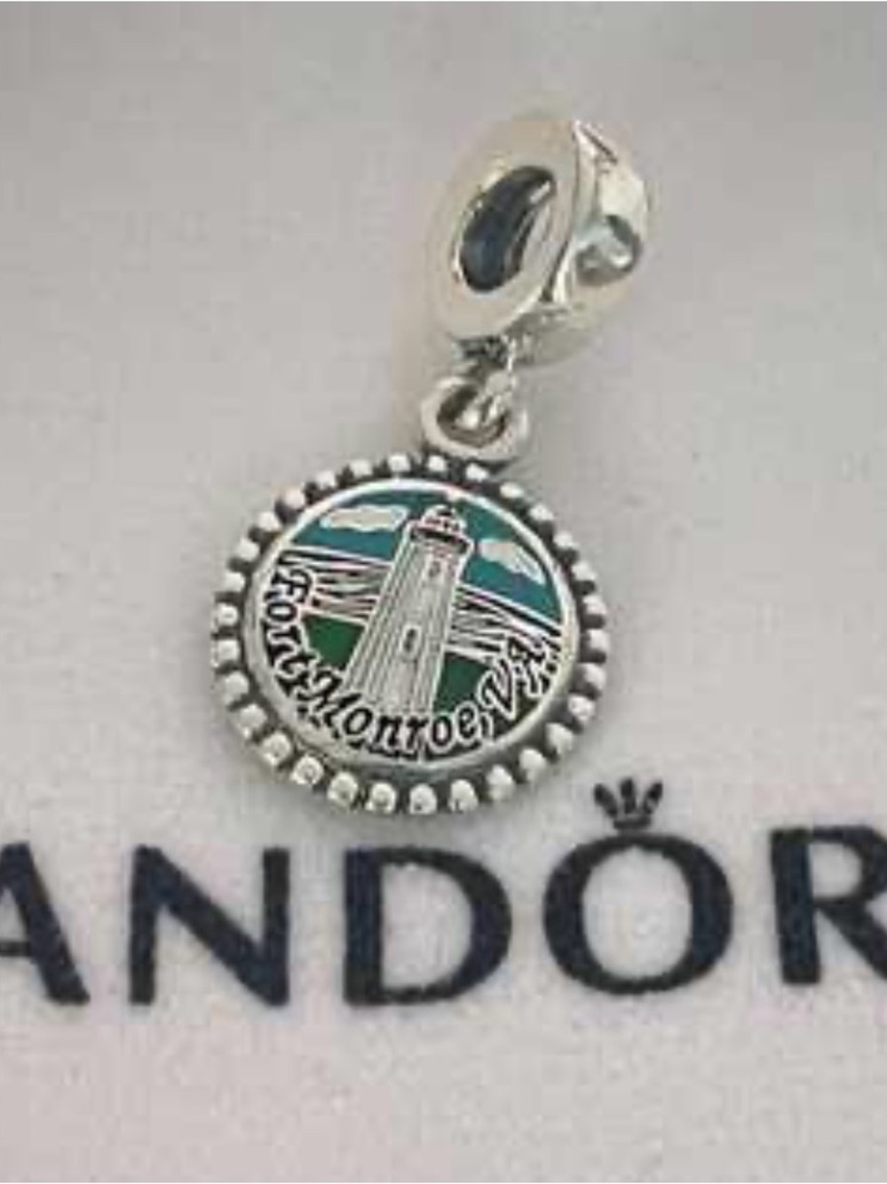 Pandora Silver Lighthouse Fort Monroe